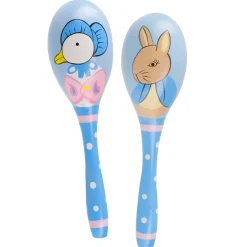 Flat River Group Peter Rabbit Wooden Maraca Set, Musical Shaker Instruments for Toddlers* Rattlers & Teethers