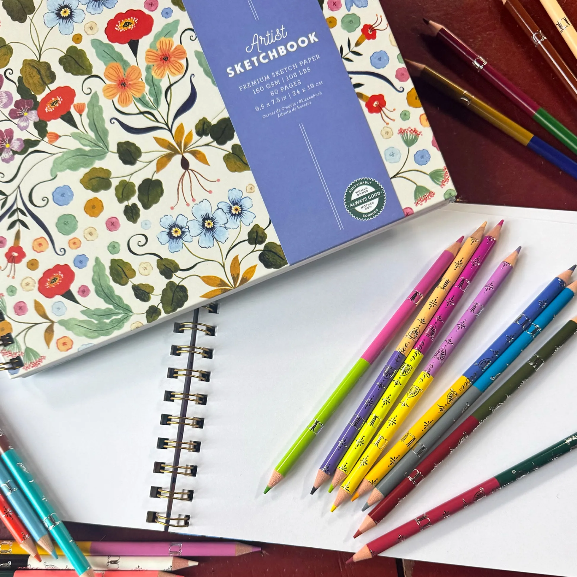 Flat River Group Piece&Love: Artist Sketchbook - Flora's*Kids Kids Books