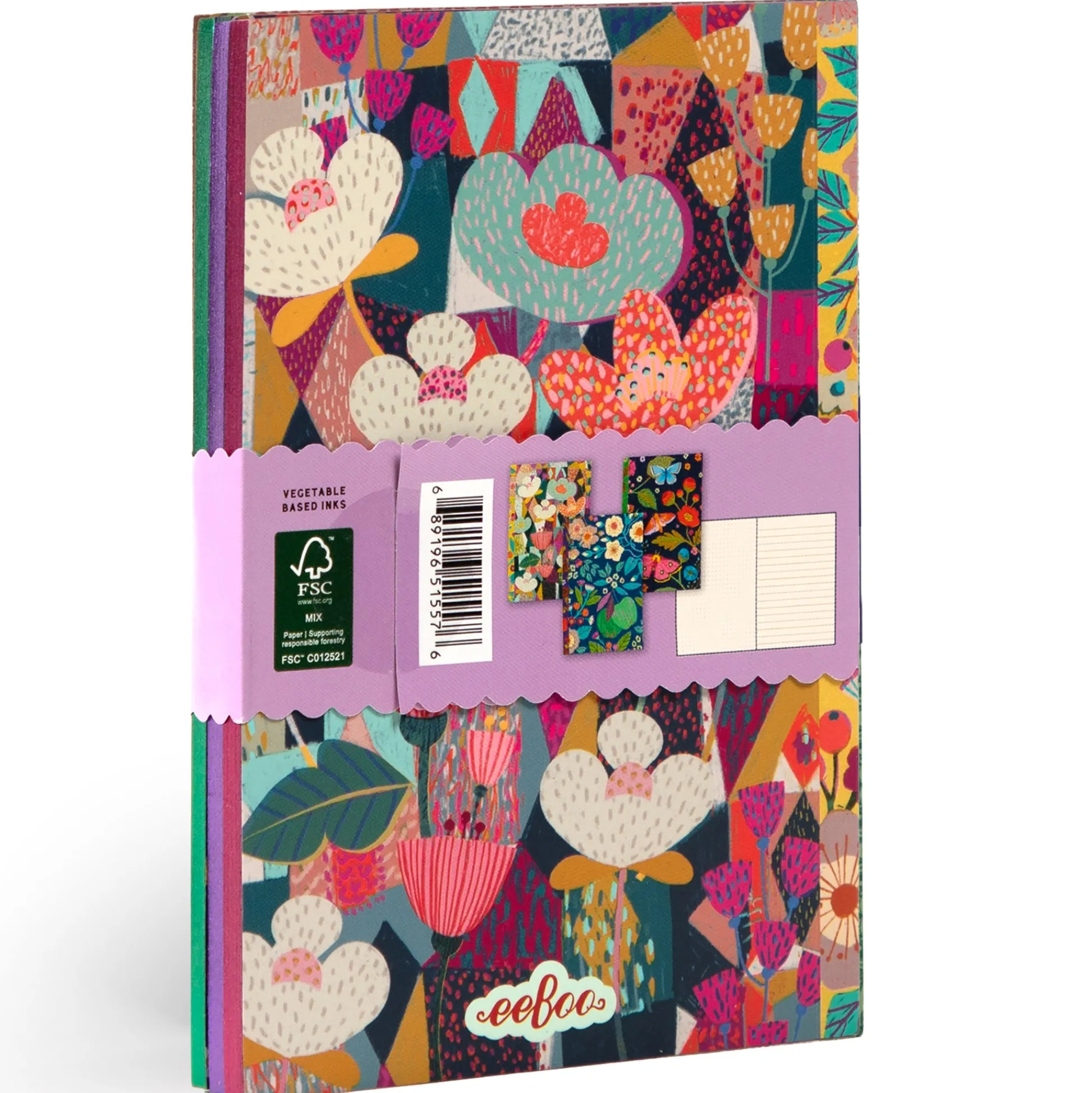Flat River Group Piece&Love: 3pk Little Notebooks - Victoria's*Kids Kids Books