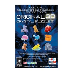 AreYouGame Pink Crystal Rubber Duck 3D Puzzle - Delightful Assembly Fun* Puzzles