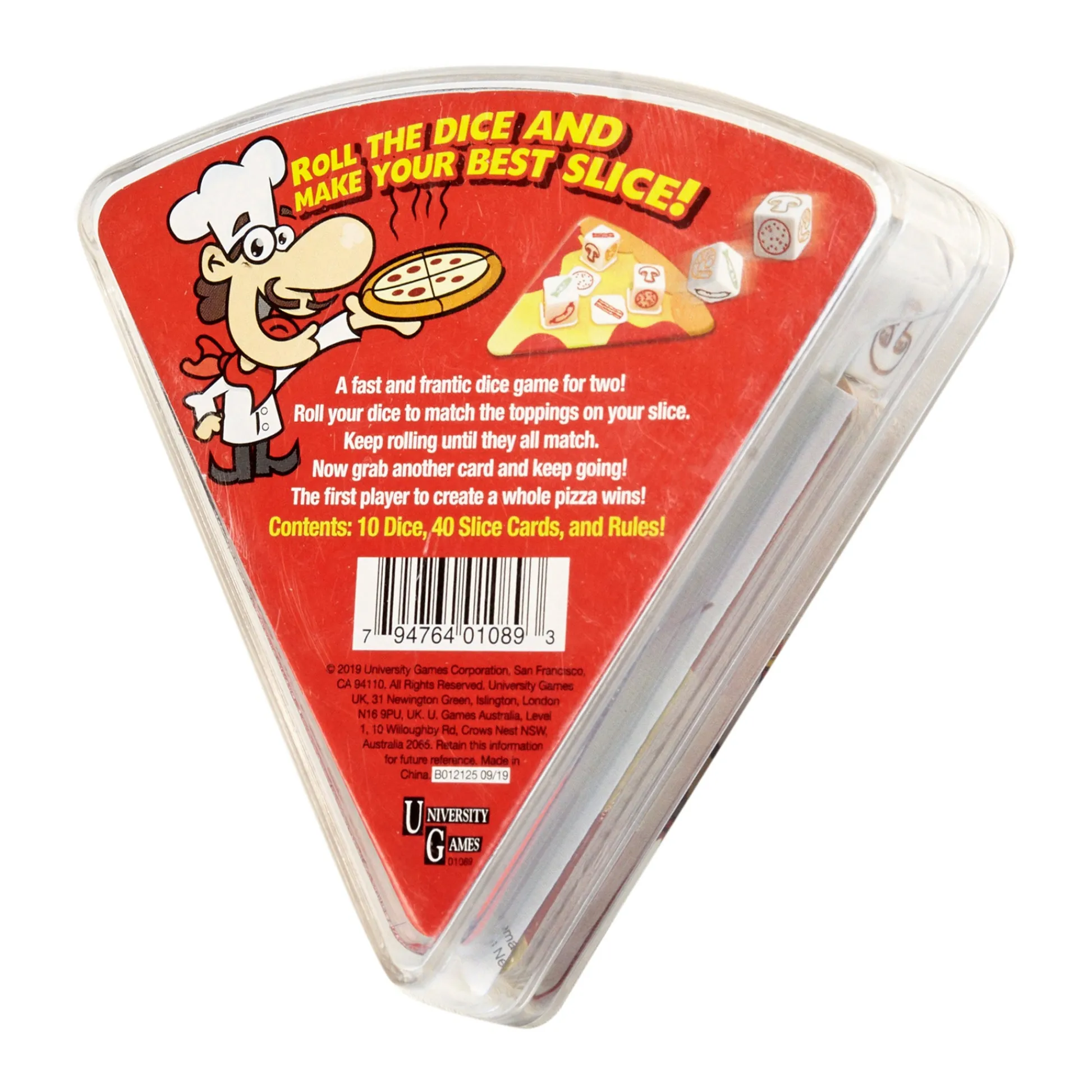 AreYouGame Pizza Party Dice-Tossing Topping Matching Game* Dice, Roll & Write Games