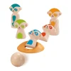 AreYouGame Plan Toys Meerkat Bowling Set - Eco-Friendly Wooden Outdoor Game* Activities & Games