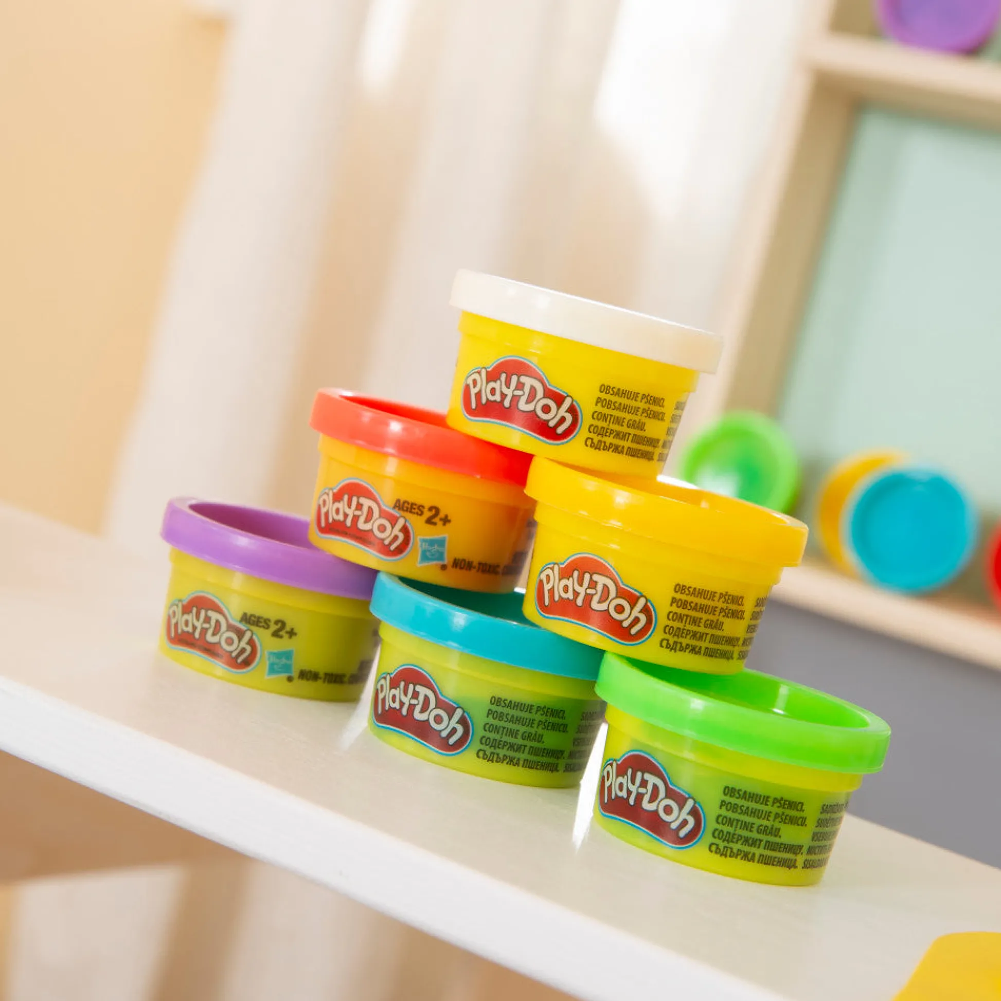 Flat River Group Play-Doh All-Inclusive Wooden Creative Shop Stand Set* Clay, Dough & Sand Art