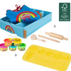 Flat River Group Play-Doh Creative Clay Art Playset - All-Inclusive Set with 6 Colors* Clay, Dough & Sand Art