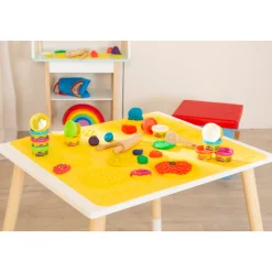 Flat River Group Play-Doh Creative Seating Group - Wooden Crafting Table & Chair Set* Clay, Dough & Sand Art