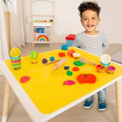 Flat River Group Play-Doh Creative Seating Group - Wooden Crafting Table & Chair Set* Clay, Dough & Sand Art