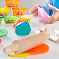 Flat River Group Play-Doh Creative Seating Group - Wooden Crafting Table & Chair Set* Clay, Dough & Sand Art