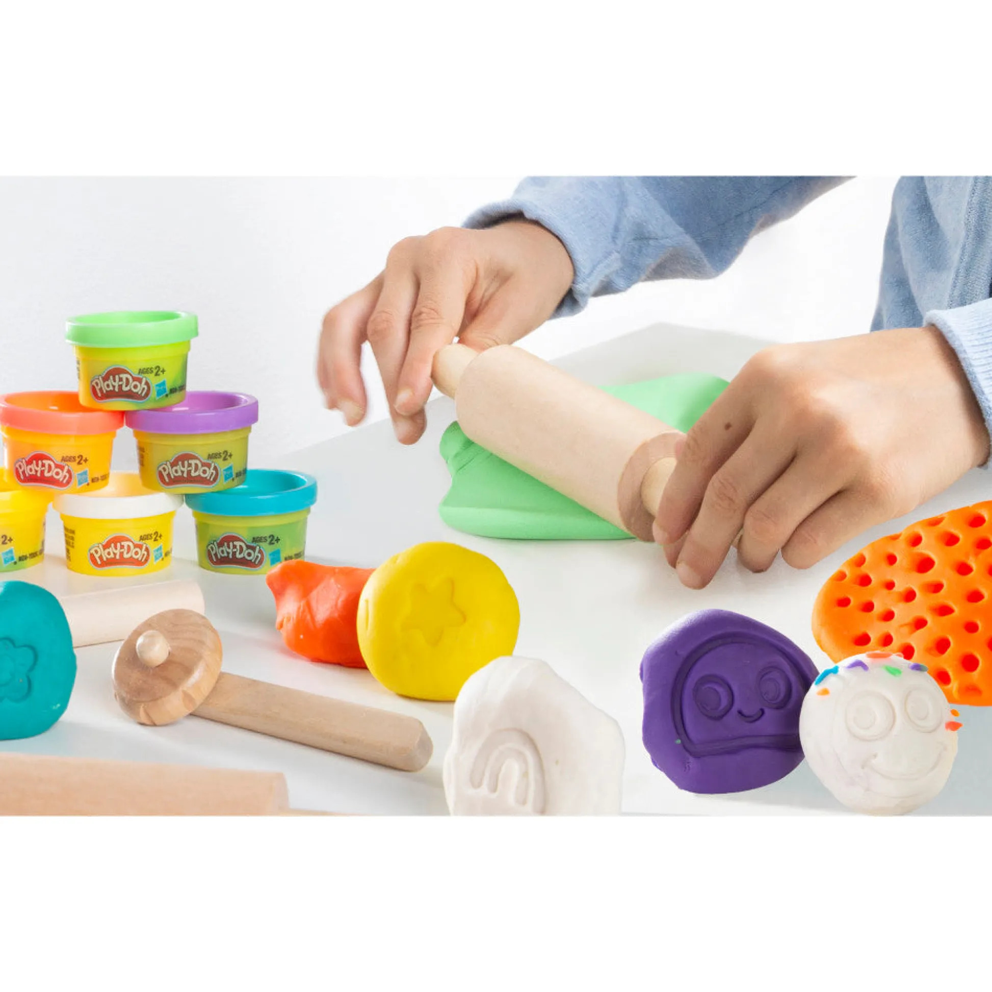 Flat River Group Play-Doh Eco-Friendly Creation Station - 6 Colors Playset, Ages 3+* Clay, Dough & Sand Art
