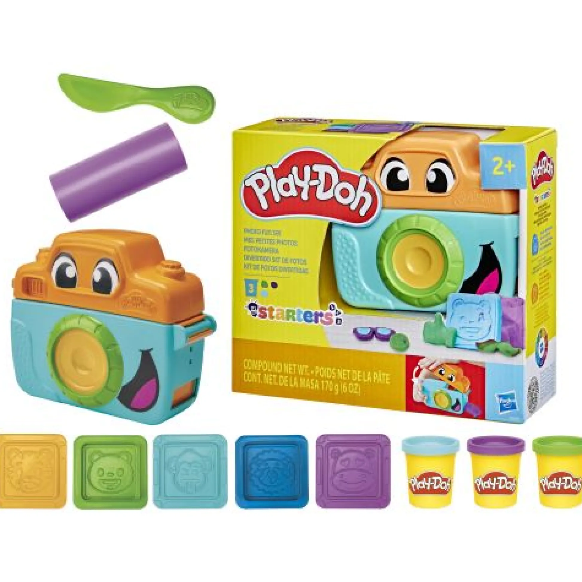 Calendar Holdings, LLC Play-Doh Photo Fun Animal Portrait Set with Pretend Camera* Clay, Dough & Sand Art