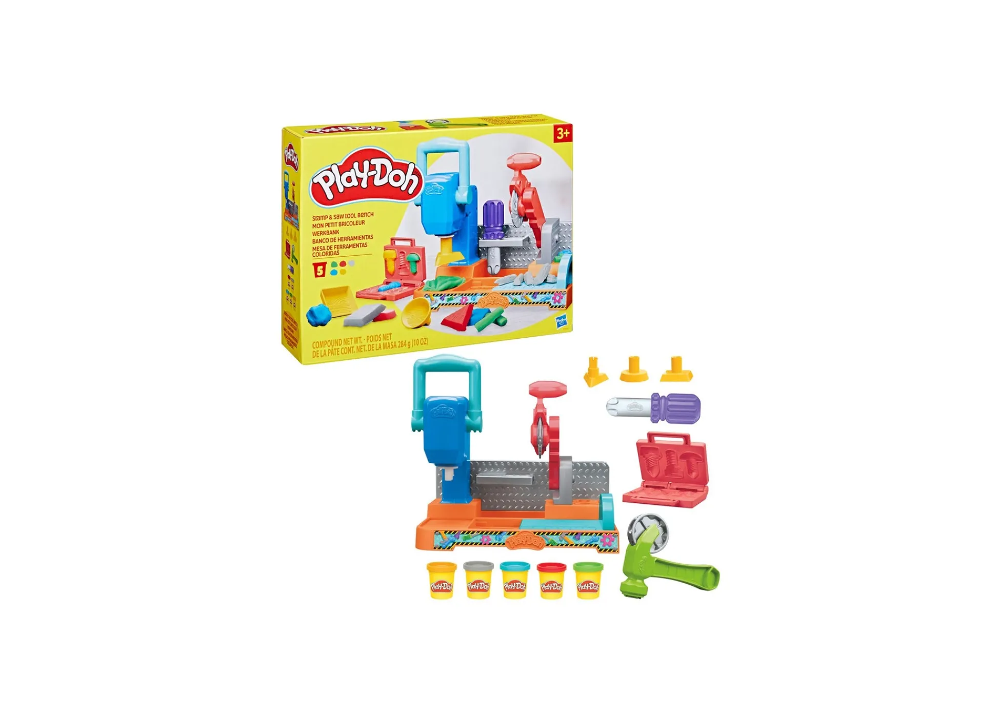 Macy's - Supplier Play-Doh Stamp N Saw Tool Bench Creativity Set* Clay, Dough & Sand Art
