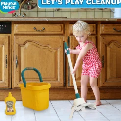 Flat River Group Playful Minds 8pc Household Cleaning Set - Pretend Play Kit for Ages 3+* Tools & Workshops|Dress Up