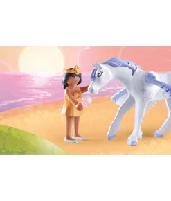 Macy's - Supplier PLAYMOBIL Princess Magic Pegasus with Rainbow Care Set, 85 Pieces* Playmobil