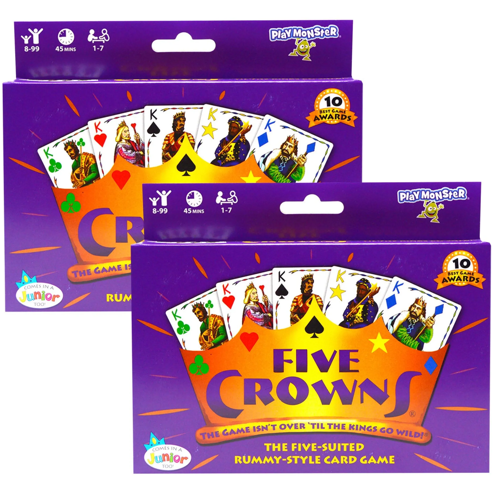 Educators Resource PlayMonster Five Crowns Card Game, Double Pack* Card Games