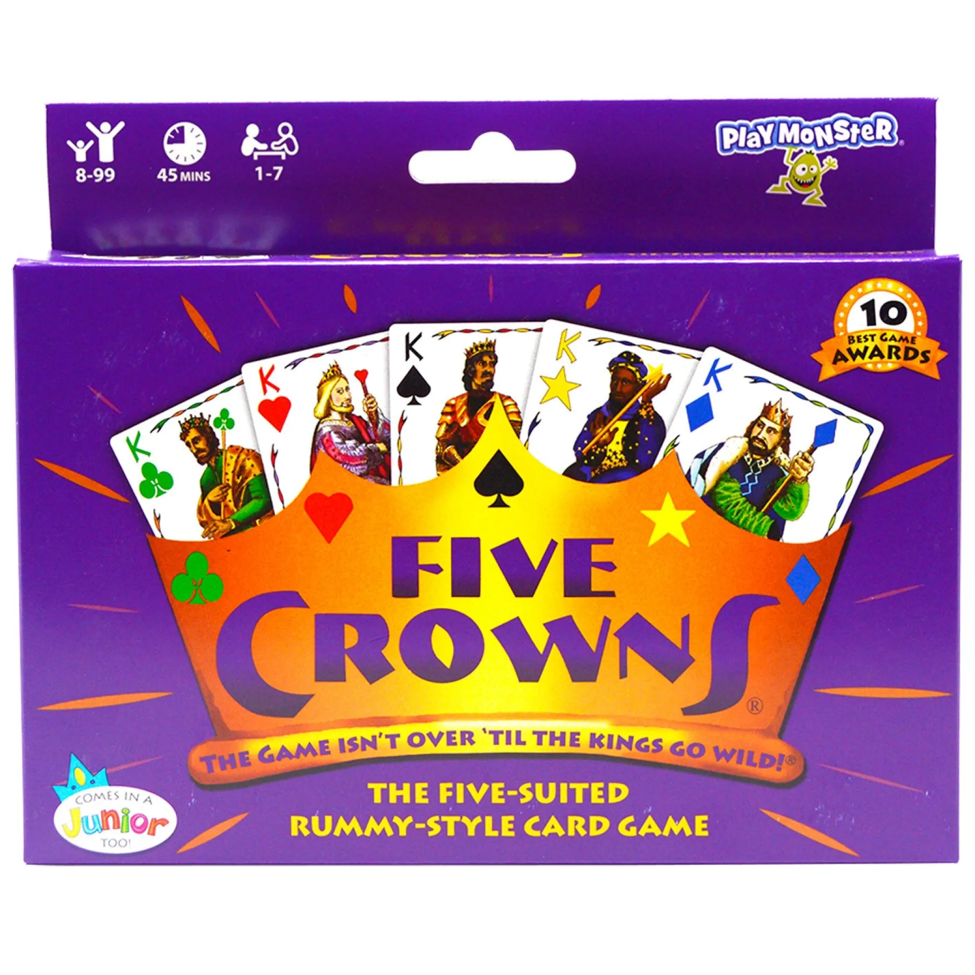 Educators Resource PlayMonster Five Crowns Card Game, Double Pack* Card Games