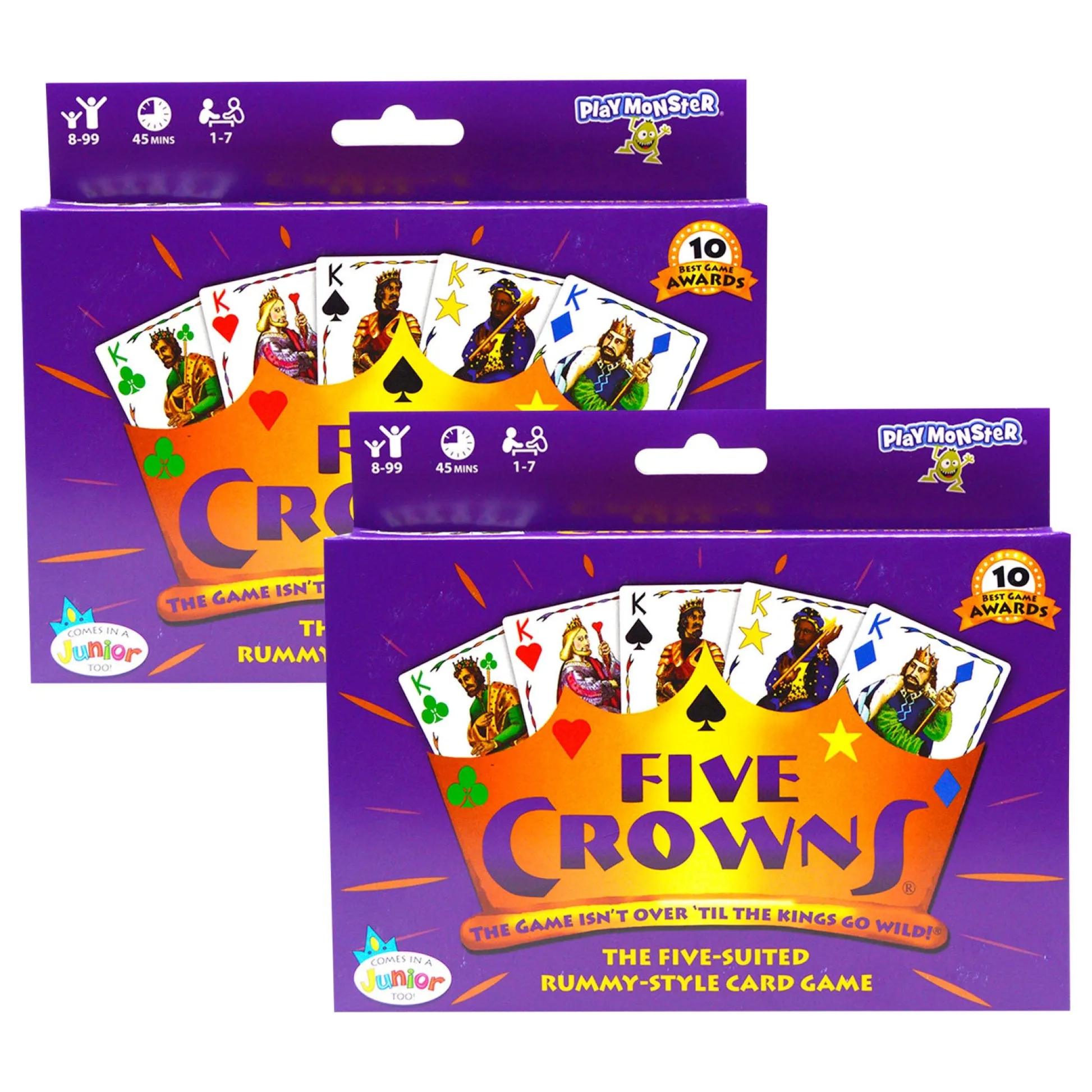 Educators Resource PlayMonster Five Crowns Card Game, Double Pack* Card Games