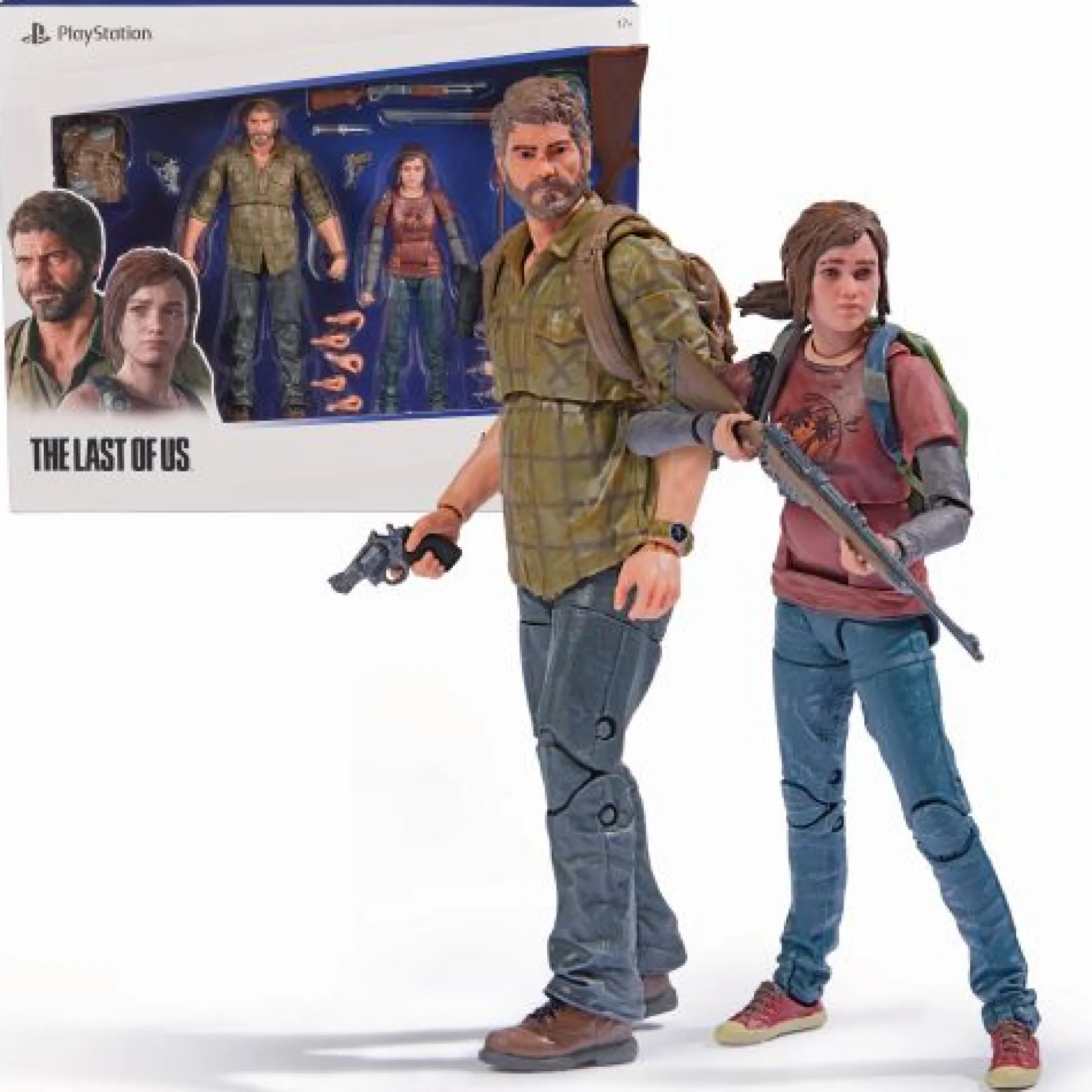 Calendar Holdings, LLC PlayStation The Last of Us 6 Inch Action Figures - Joel & Ellie Collector's Set* Collectible Figures & Playsets