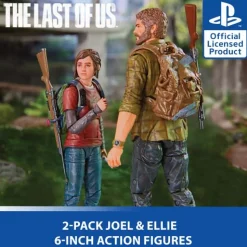 Calendar Holdings, LLC PlayStation The Last of Us 6 Inch Action Figures - Joel & Ellie Collector's Set* Collectible Figures & Playsets