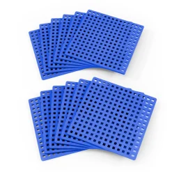 Educators Resource Plus-Plus Classroom Blue Baseplates Set, 12-Pack* Tables, Storage & Accessories