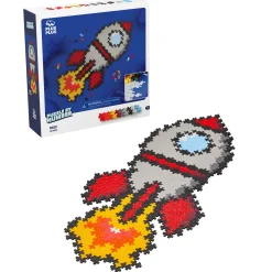 Flat River Group Plus-Plus Puzzle by Number Rocket - 500 Piece Creative Set for Kids Ages 5+* Puzzles