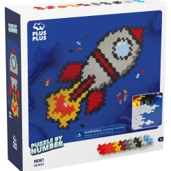 Flat River Group Plus-Plus Puzzle by Number Rocket - 500 Piece Creative Set for Kids Ages 5+* Puzzles