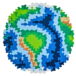Educators Resource Plus-Plus Puzzle By Number - 800 Piece Earth-Themed Puzzle* Puzzles