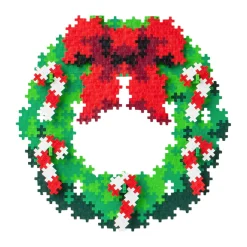 AreYouGame Plus-Plus Wreath Puzzle By Number - 500 pc* Puzzles