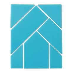 AreYouGame Pocket Puzzlers - Tangram Silhouette Puzzle Set - 7 pc* Puzzles