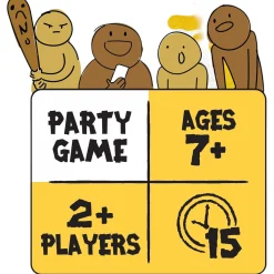 Calendar Holdings, LLC Poetry For Neanderthals: The Ultimate Caveman Word Game* Social & Emotional Skills|Family & Entertainments Games