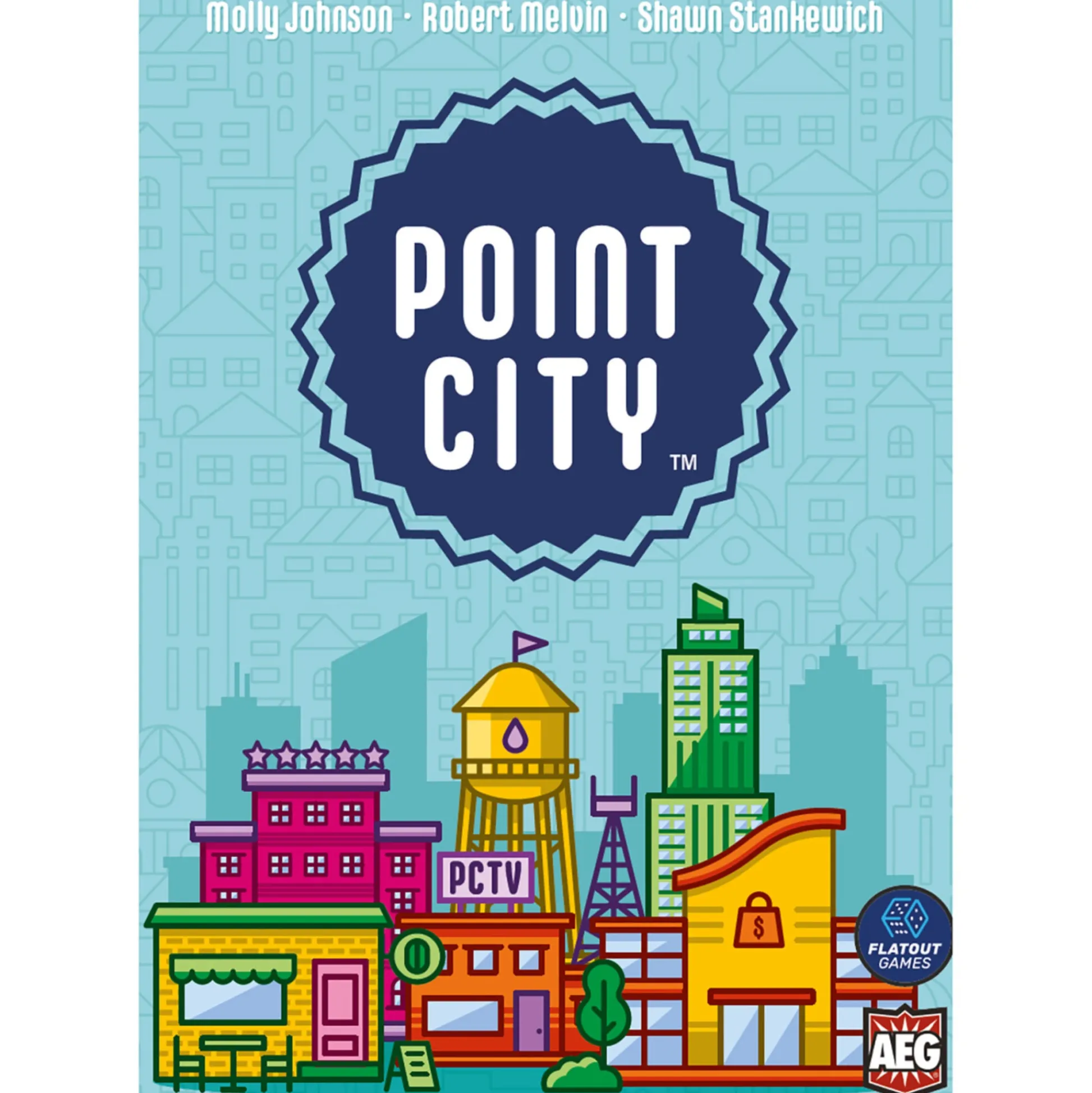 Flat River Group Point City - AEG Family Card Drafting and City Building Game* Card Games