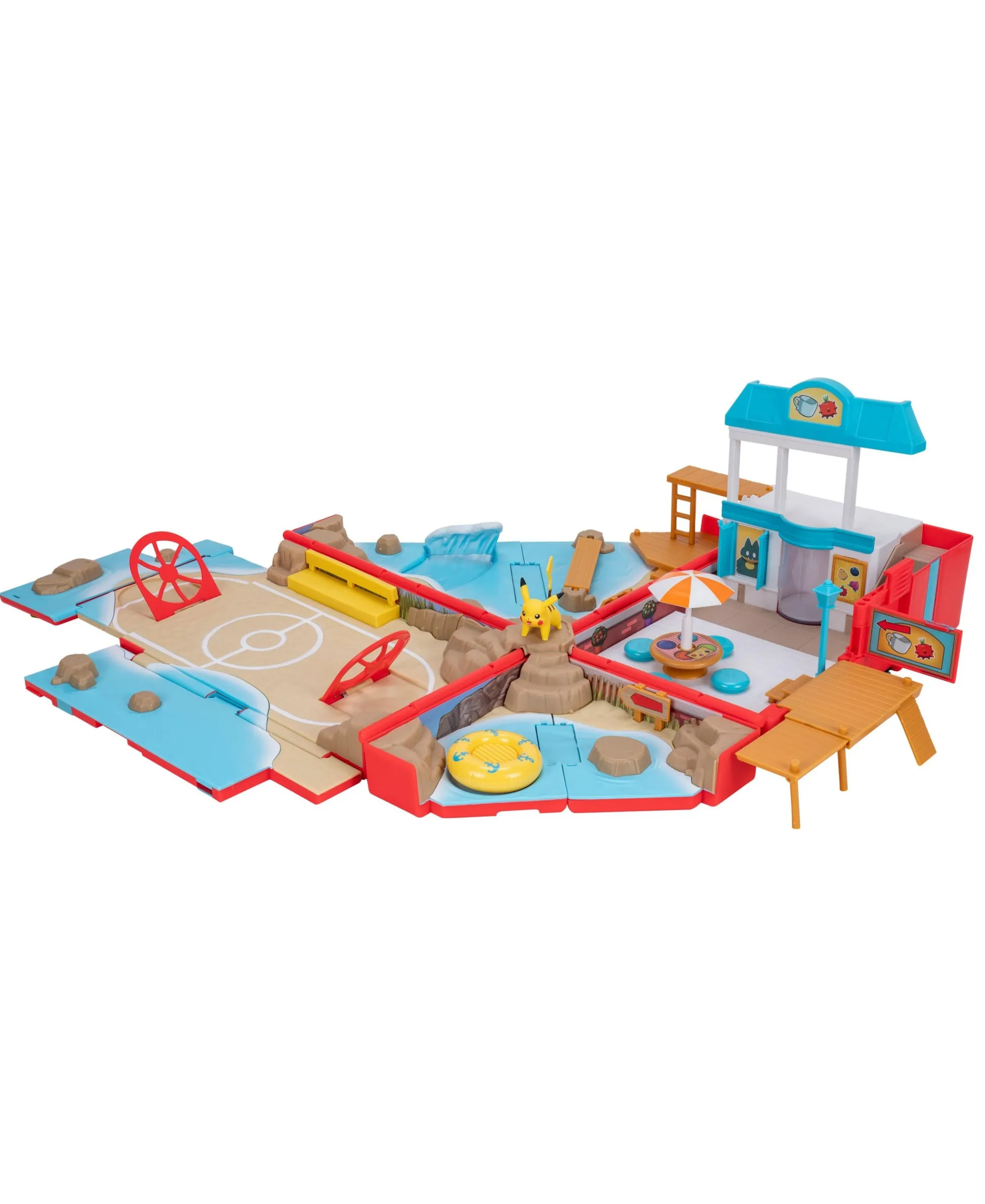Macy's - Supplier Pokemon Carry Case Battle Beach Playset with Pikachu Figure* Pokemon
