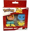 Calendar Holdings, LLC Pokemon 4-Pack Shaped Eraser Collection* Crafts & Activities|Pokemon