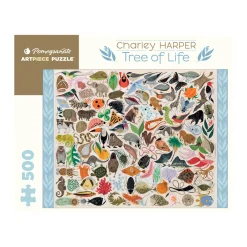 AreYouGame Pomegranate Charley Harper Tree of Life Jigsaw Puzzle - 500 pc* Puzzles