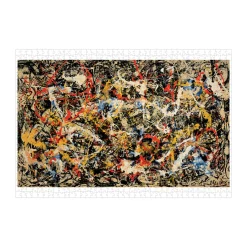 AreYouGame Pomegranate Jackson Pollock Convergence 1000-Piece Jigsaw Puzzle* Puzzles