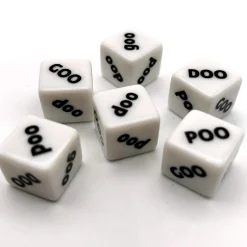Flat River Group Poo Doo Goo Fast-Fingers Dice Party Game for Ages 8+* Family & Entertainments Games