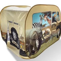 Flat River Group Pop It Up Safari Truck Tent - Wildlife Themed Playhouse* Tents, Tunnels & Playhouses|Dress Up
