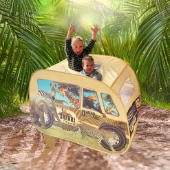 Flat River Group Pop It Up Safari Truck Tent - Wildlife Themed Playhouse* Tents, Tunnels & Playhouses|Dress Up