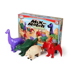 AreYouGame Popular Playthings Magnetic Mix or Match Dinosaurs Set #2 - Interactive Toy* Magnetic Tiles & Building Sets
