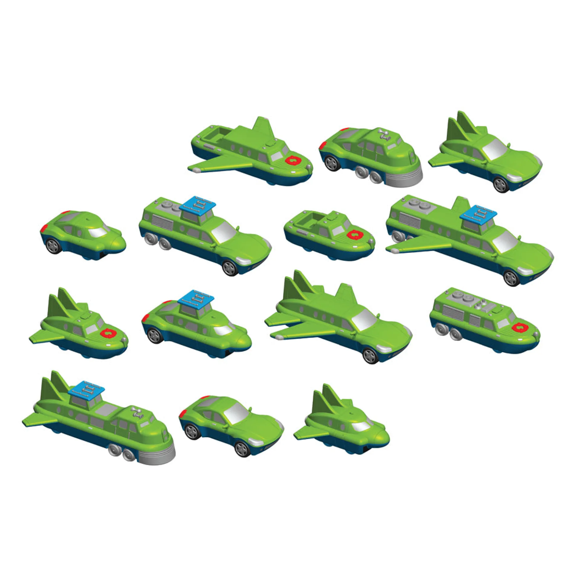 AreYouGame Popular Playthings Magnetic Mix or Match Vehicles Set #1* Magnetic Tiles & Building Sets