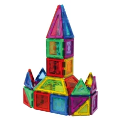 AreYouGame Popular Playthings MagSnaps 100 Piece Magnetic Building Set* Magnetic Tiles & Building Sets