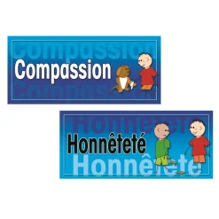 Flat River Group Poster Pals French Character 6-Piece Educational Poster Set* Social & Emotional Skills