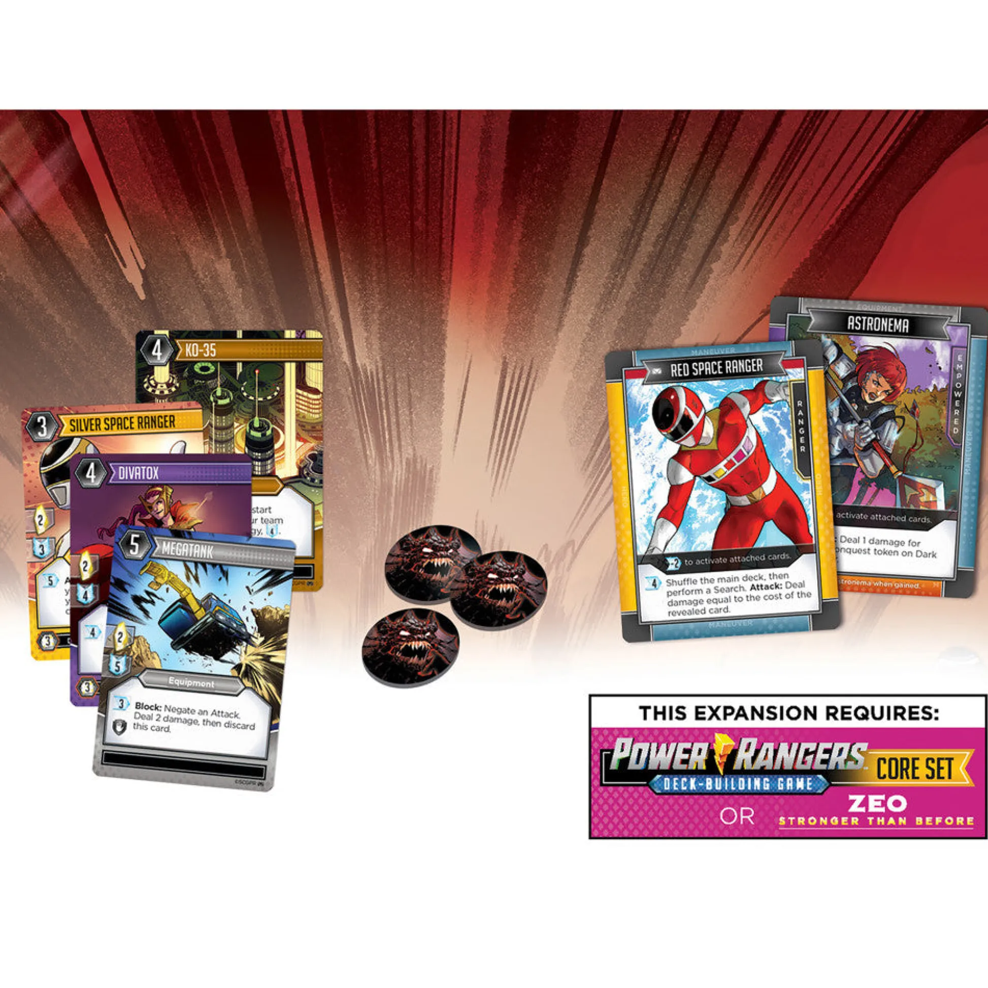 Flat River Group Power Rangers Deck-Building Game: Flying Higher Expansion Set* Card Games