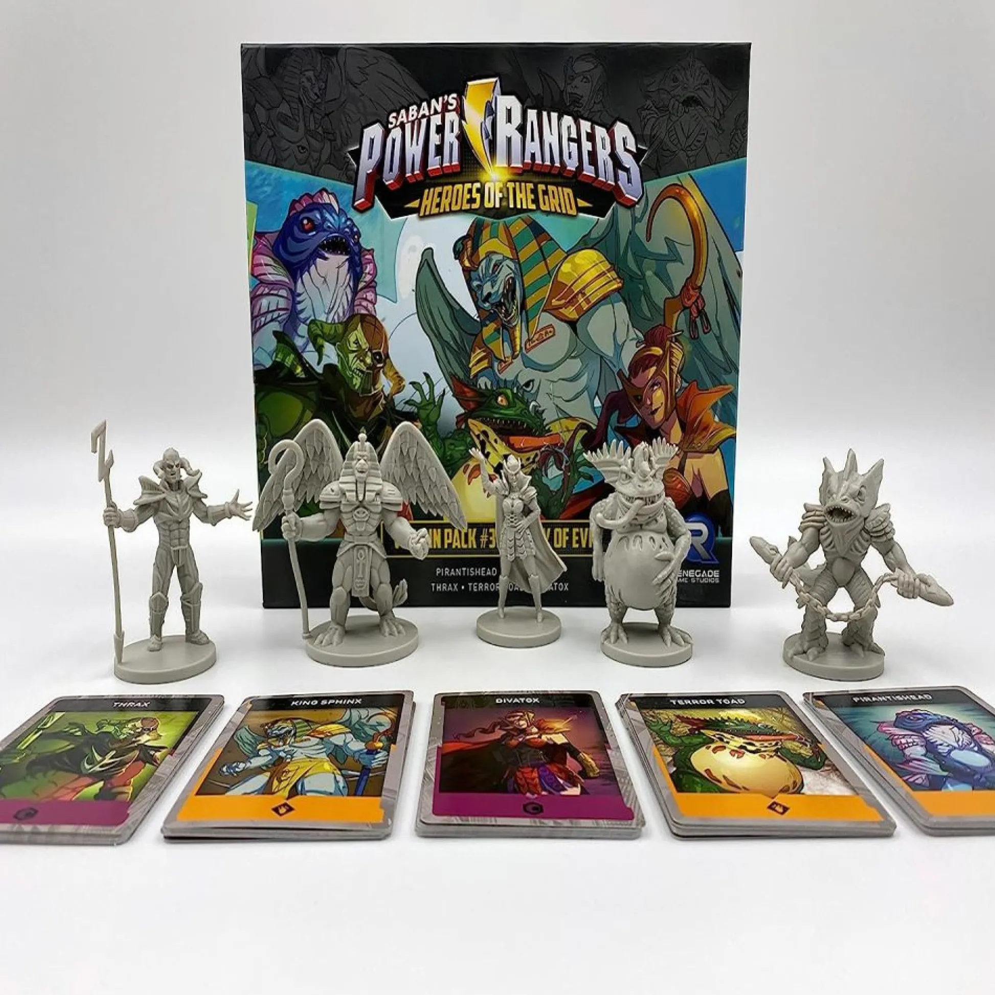 Flat River Group Power Rangers: Heroes of the Grid Villain Pack #3 Legacy of Evil Expansion Set* Board Games|Role-Playing Games