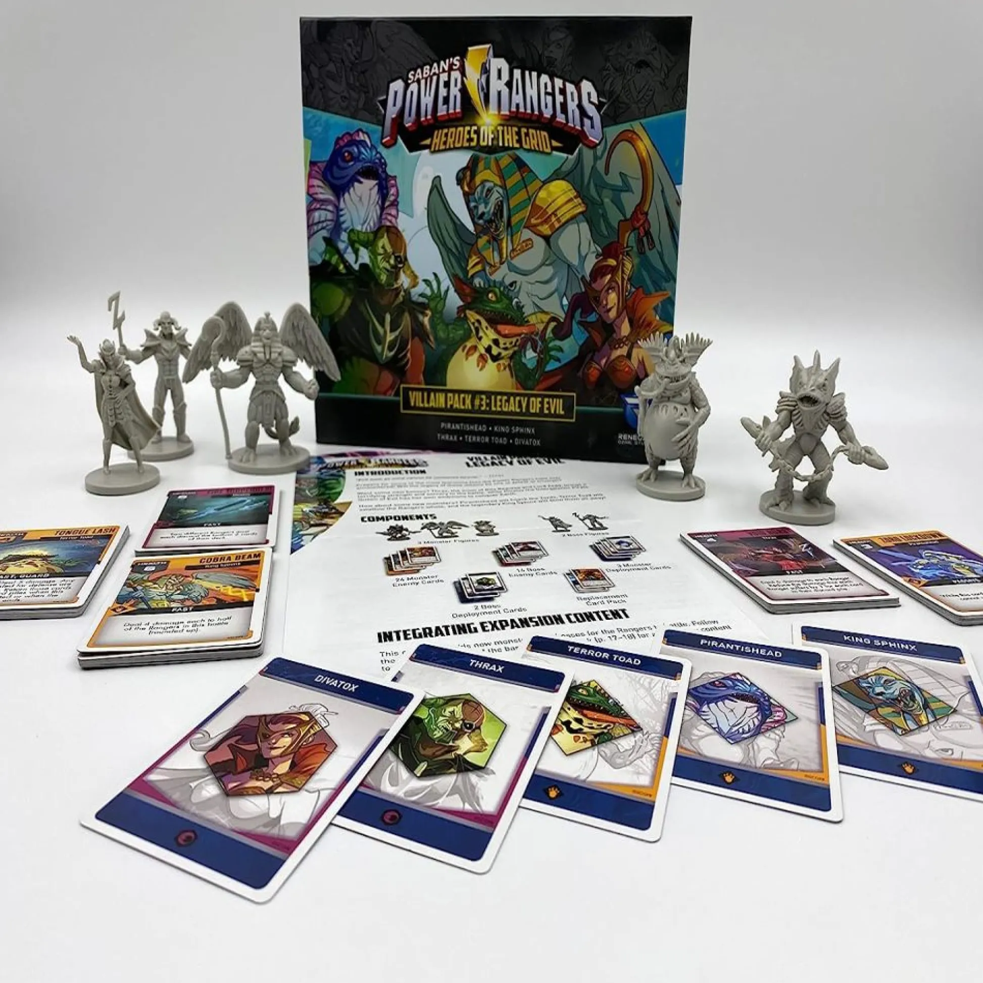 Flat River Group Power Rangers: Heroes of the Grid Villain Pack #3 Legacy of Evil Expansion Set* Board Games|Role-Playing Games