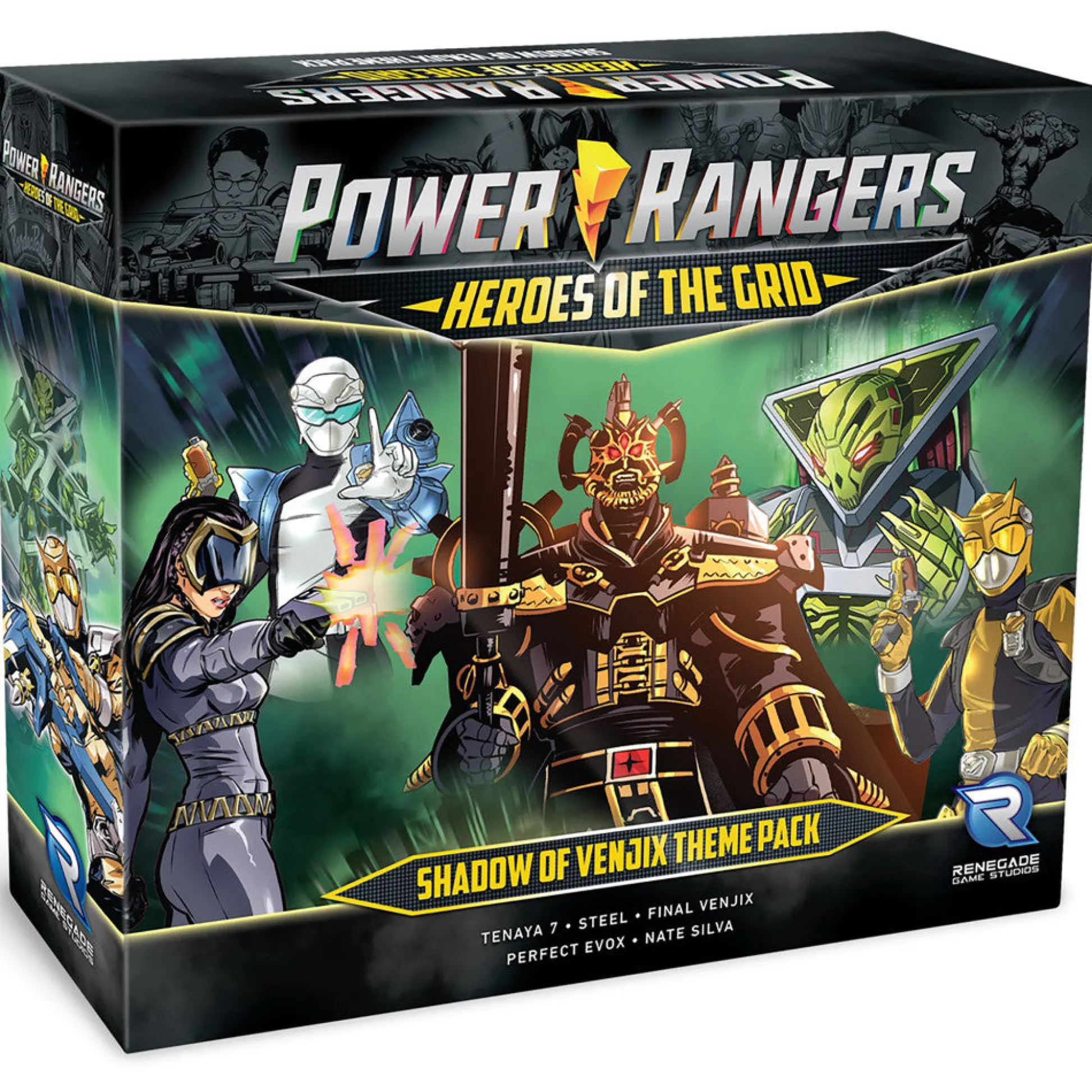 Flat River Group Power Rangers Heroes of the Grid: Shadow of Venjix Expansion Pack* Board Games|Role-Playing Games