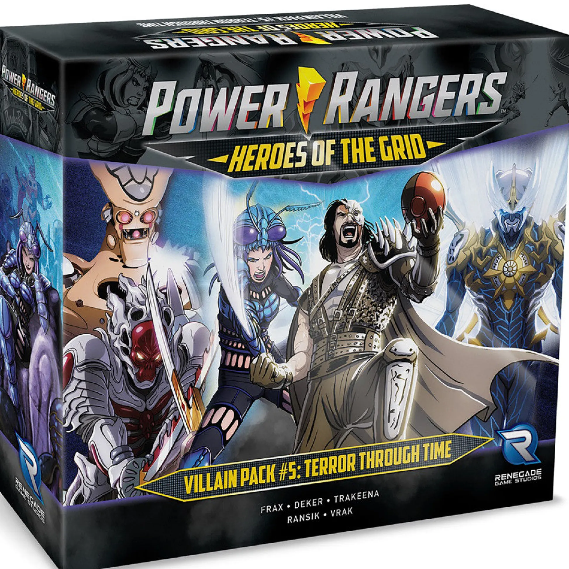 Flat River Group Power Rangers Heroes of the Grid: Terror Through Time Villain Pack #5 Expansion* Board Games|Role-Playing Games