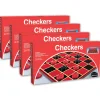 Educators Resource Pressman Classic Checkers Board Game, Family Pack of 4* Role-Playing Games|Board Games