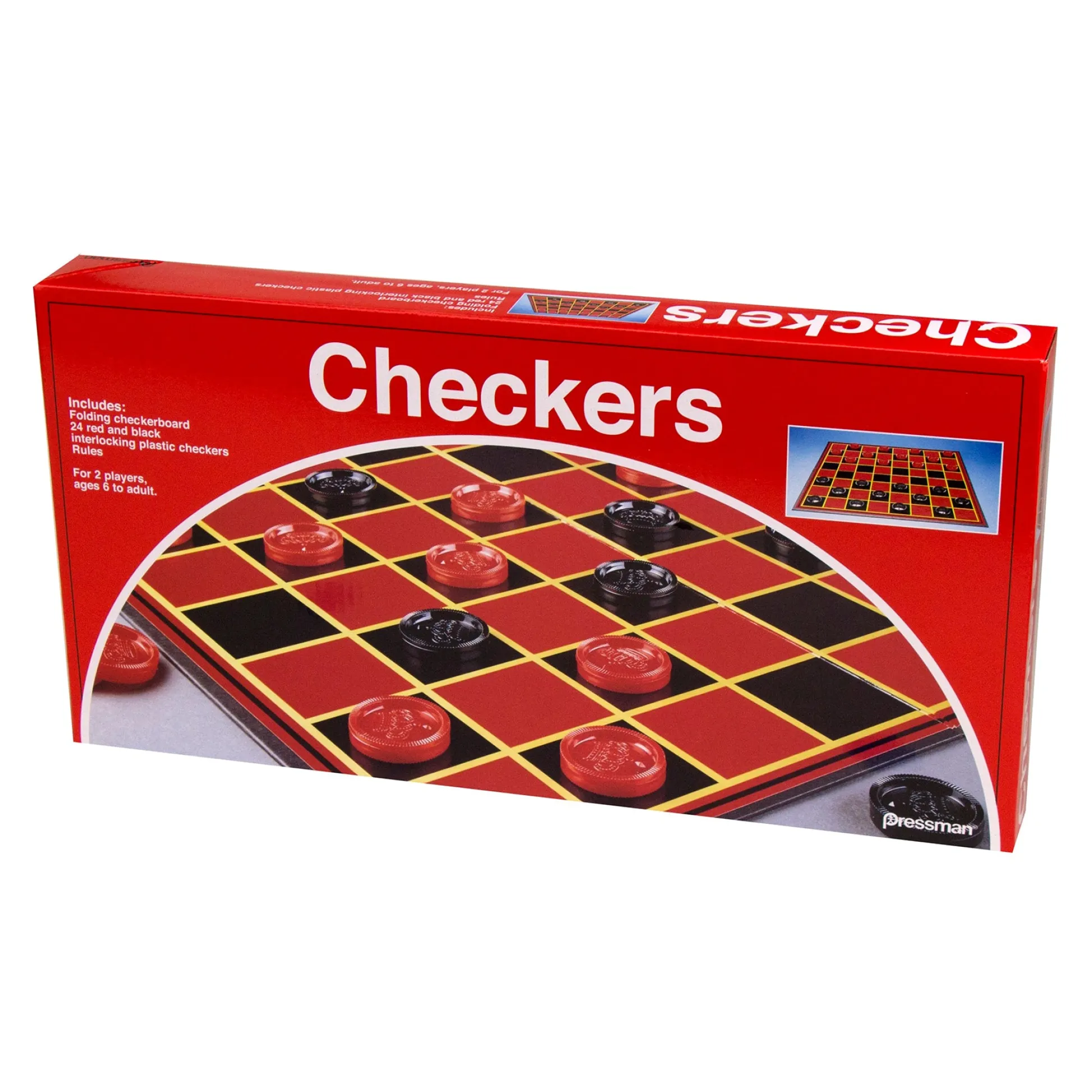 Educators Resource Pressman Classic Checkers Board Game, Family Pack of 4* Role-Playing Games|Board Games