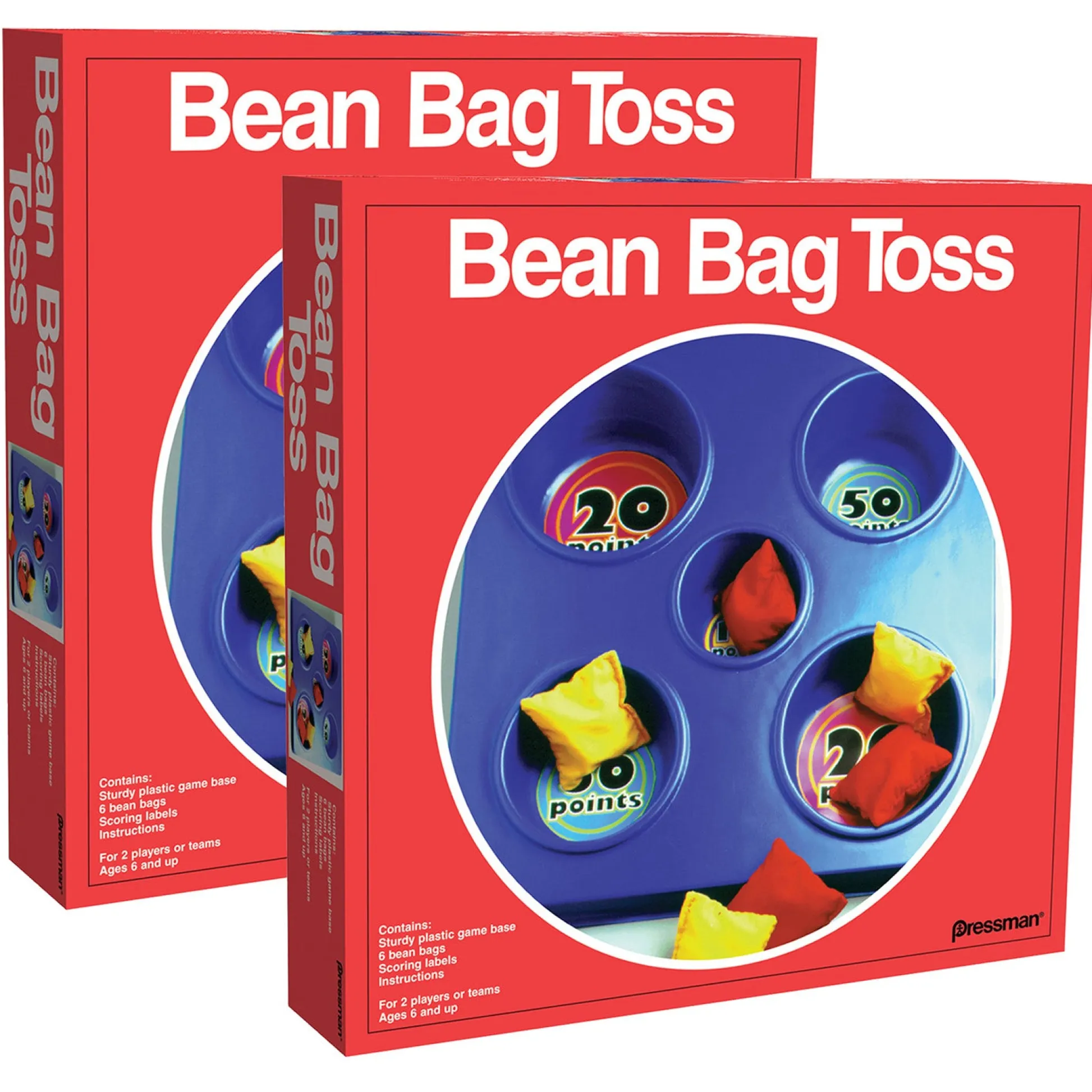 Educators Resource Pressman Dual Pack Bean Bag Toss Game - Multicolor Outdoor Fun* Activities & Games