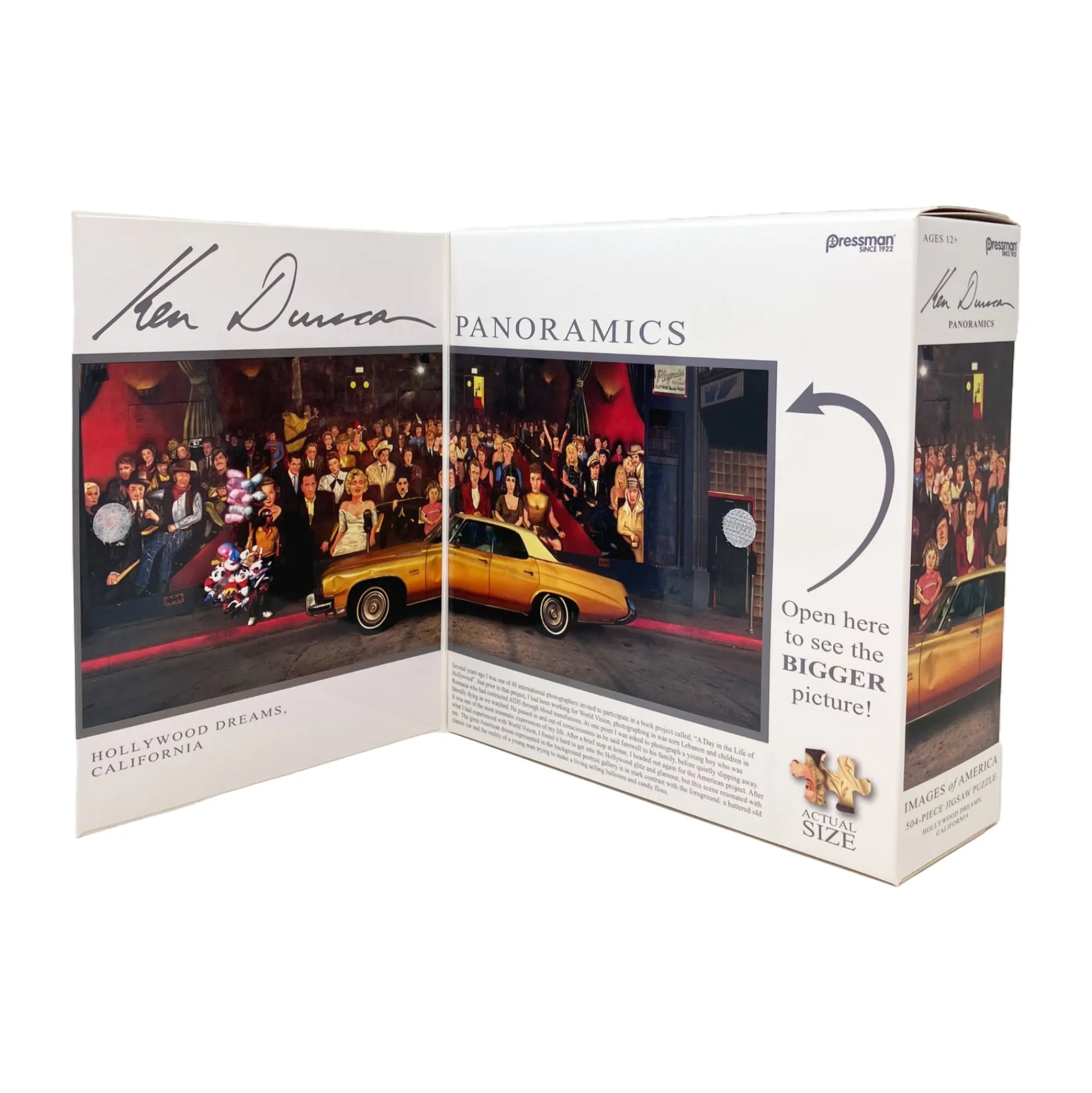 AreYouGame Pressman Ken Duncan Panoramics Hollywood Dreams Puzzle - 504 pc* Puzzles