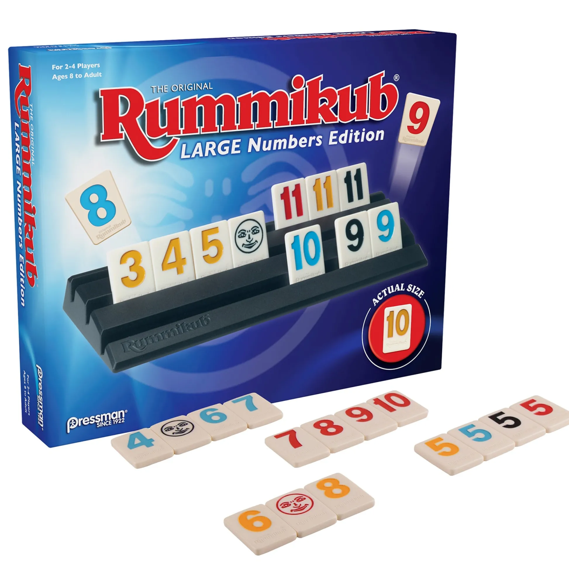 Educators Resource Pressman Large Number Rummikub Board Game* Dominoes & Tiles Games
